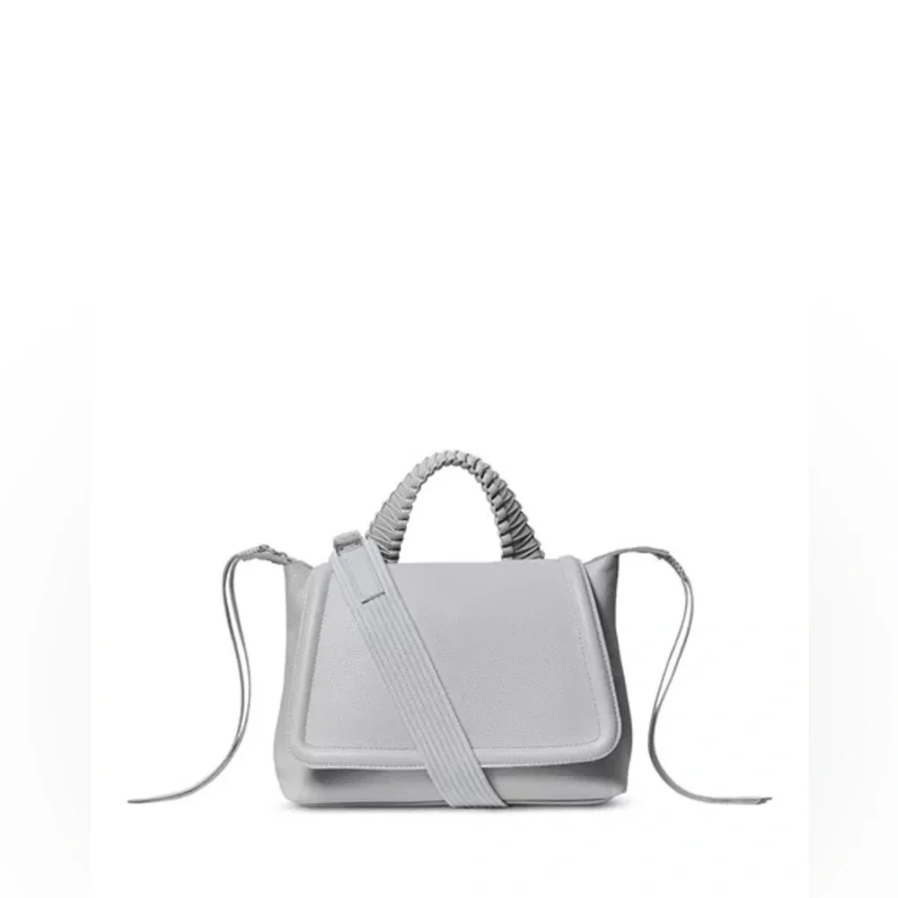 Callista Small Top Handle Bag 23 Stone Grained Leather Note: New without tag